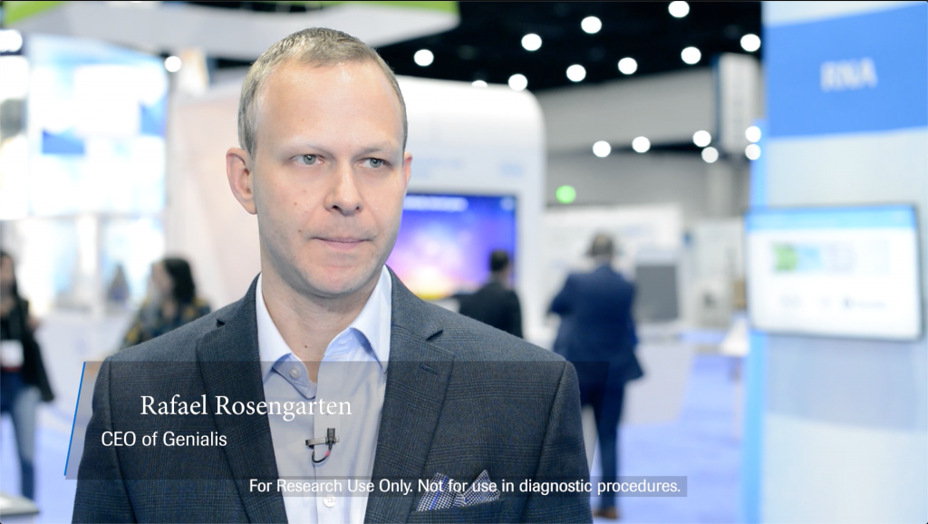 Roche + Genialis global partnership announcement, ASHG 2018