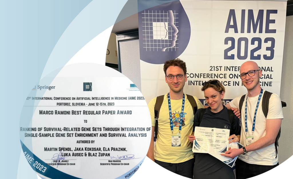 Genialis and BioLab Win Best Regular Paper at the 21st AIME 2023