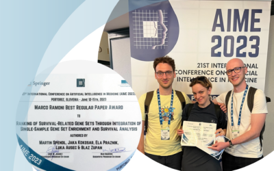 Genialis and BioLab Win Best Regular Paper at the 21st AIME 2023