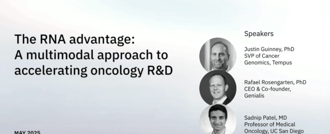 Advantages of RNA in oncology R&D - webinar cover image